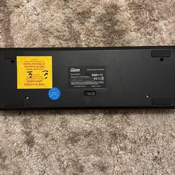 RK61 60% Wireless Mechanical Keyboard (Single Color Backlit)🍍no charger🍍 - Picture 3 of 3